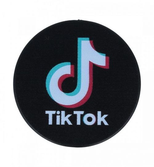 Držák na mobil TopQ PopSocket TikTok černý 54332