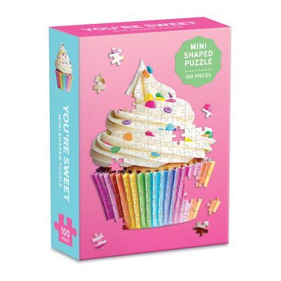 You're Sweet Cupcake 100 Piece Mini Shaped Puzzle(Game)