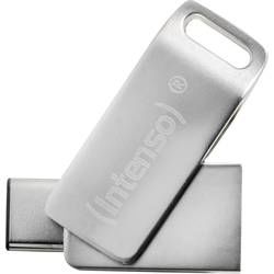 USB paměť pro smartphony/tablety Intenso cMobile Line, 64 GB, USB 3.0, stříbrná