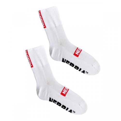 Ponožky 3/4 Socks Extra Mile White - NEBBIA