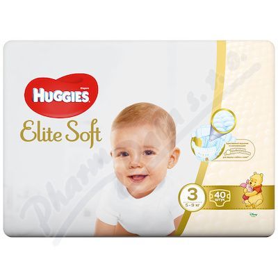 HUGGIES Elite Soft 3 5-9kg 40ks