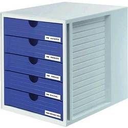 HAN SYSTEMBOX 1450-14 box se zásuvkami, světle zelená, DIN A4, DIN C4 , Počet zásuvek: 5