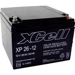 Olověný akumulátor XCell XP2412 XCEXP2612, 26 Ah, 12 V
