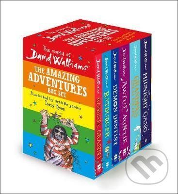 The Amazing Adventures Box Set : Gangsta Granny; Ratburger; Demon Dentist; Awful Auntie; Grandpa's Great Escape; the Midnight Gang - David Walliams , Tony Ross (ilustrátor)