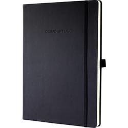 Sigel CONCEPTUM® CO108 poznámková kniha tečkovaná lineatura (tečkované čtverečky) černá Počet listů: 97 A4