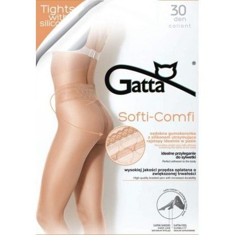 Punčochové kalhoty - tělové Softi - Comfi DEN 30 odstín Golden, Velikost S, Barva Tělová Gatta 08