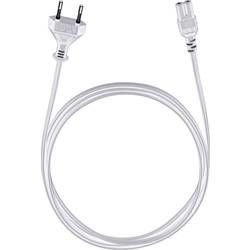 Napájecí kabel Oehlbach 17051, [1x Euro zástrčka - 1x IEC C7 zásuvka], 5.00 m, bílá