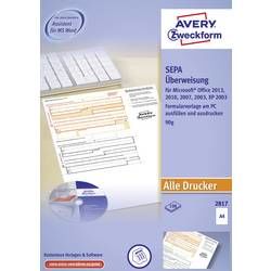 Avery-Zweckform formulář pro převod SEPA-Überweisung A4 Počet listů: 100 2817