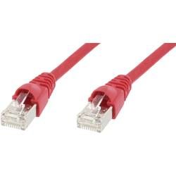 Síťový kabel RJ45 Telegärtner L00005A0029, CAT 6A, S/FTP, 10.00 m, červená