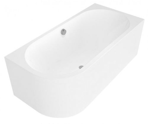 POLYSAN VIVA R MONOLITH asymetrická vana 170x75x60cm, bílá 78119M