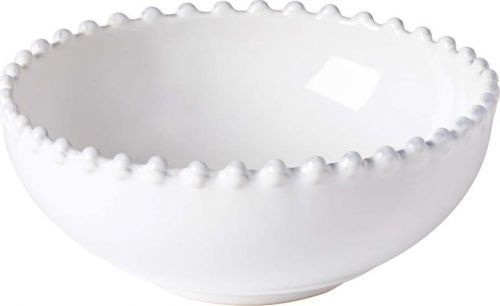 Bílá kameninová miska Costa Nova Pearl, ⌀ 15 cm