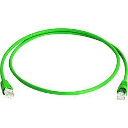 Síťový kabel RJ45 Telegärtner L00006A0039, CAT 6A, S/FTP, 25.00 m, zelená