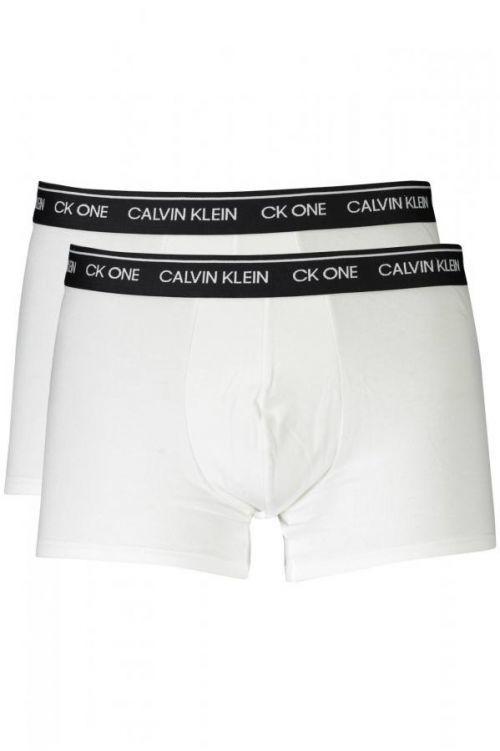 Boxerky Calvin Klein Low Rise NB2385A BNM Bílá (2 balení) Barva: Bílá, Velikost: M