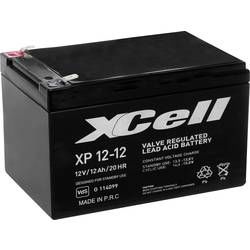 Olověný akumulátor XCell XP1212 XCEXP1212, 12 Ah, 12 V