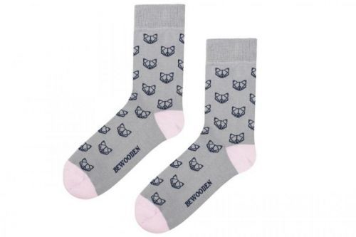 Dámské bavlněné ponožky Fox Socks od BeWooden