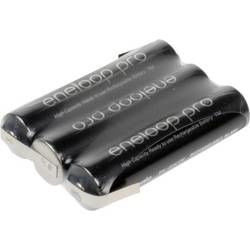 Akupack Ni-MH 3 AAA pájecí špička ve tvaru Z Panasonic 137386, 900 mAh, 3.6 V