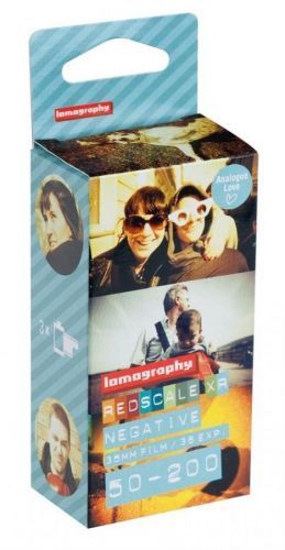LOMOGRAPHY film redscale XR 50-200/36 Extended Range 3-pack
