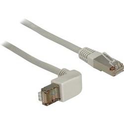 Síťový kabel RJ45 Delock 83515, CAT 5e, S/FTP, 1.00 m, šedá