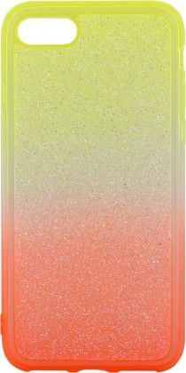 Zadní kryt pro iphone 7/8/se (2020), rainbow, oranžovo/žlutá