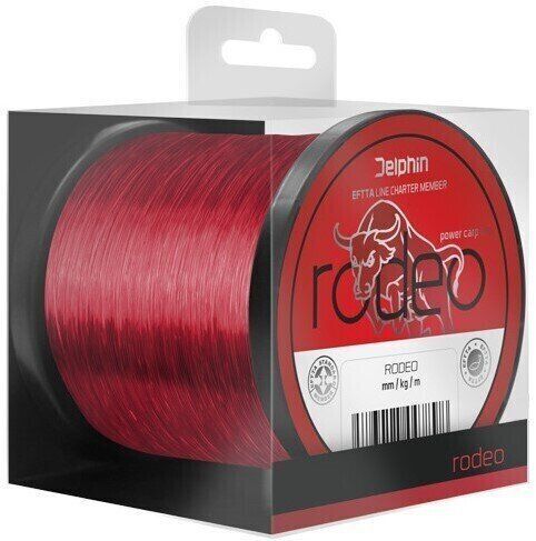 Delphin Rodeo červený 0,25mm 12lbs 600m