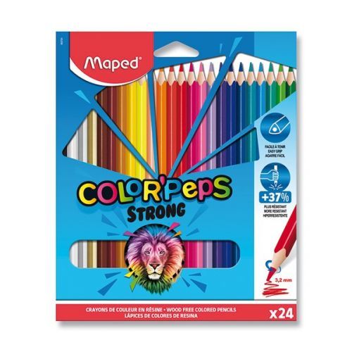 Pastelky Maped Color'Peps Strong 24 barev