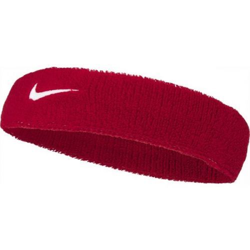 Nike SWOOSH HEADBAND červená NS - Čelenka