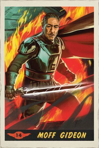 PYRAMID INTERNATIONAL Plakát, Obraz - Star Wars: The Mandalorian - Moff Gideon Card, (61 x 91,5 cm)
