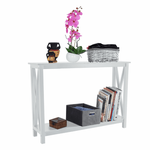 Konzolový stolek APOLOS Tempo Kondela Bílá