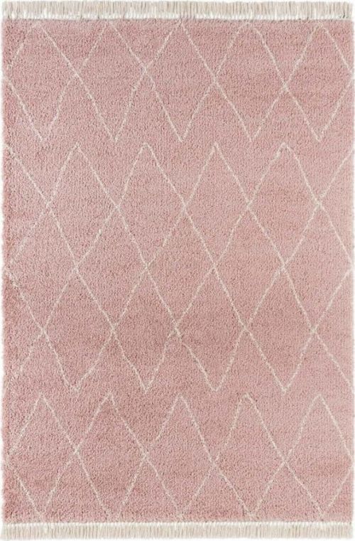 Růžový koberec Mint Rugs Jade, 80 x 150 cm