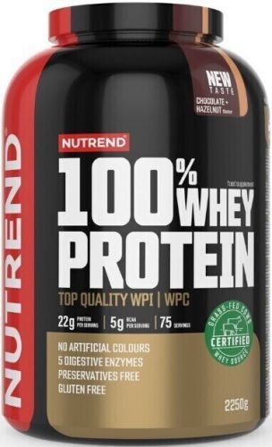 NUTREND 100% Whey Protein 2250g Chocolate Hazelnut