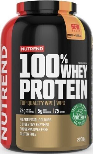 NUTREND 100% Whey Protein 2250g Mango Vanilla