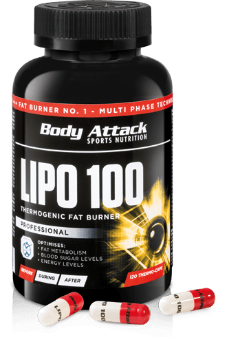 Body Attack LIPO 100, 120 kapslí