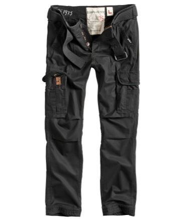 Kalhoty RAW VINTAGE SURPLUS® Premium Slimmy - černé (Barva: Černá, Velikost: L)