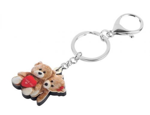 Zamilovaní medvídci na klíče