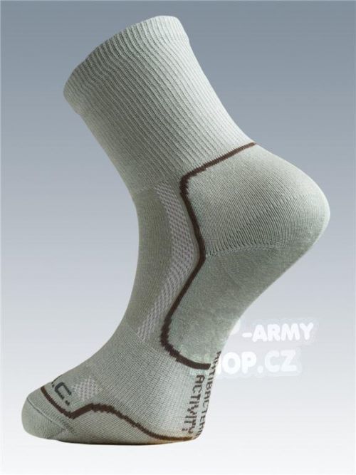 Ponožky se stříbrem Batac Classic - light green (Barva: Zelená, Velikost: 5-6)