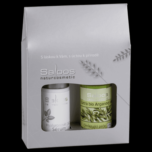 Saloos Dárková kazeta Argan & hyaluronové sérum 20ml+15ml