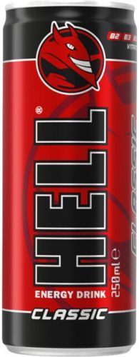 Energy nápoj Classic 250 ml HELL® (Barva: Vícebarevná)