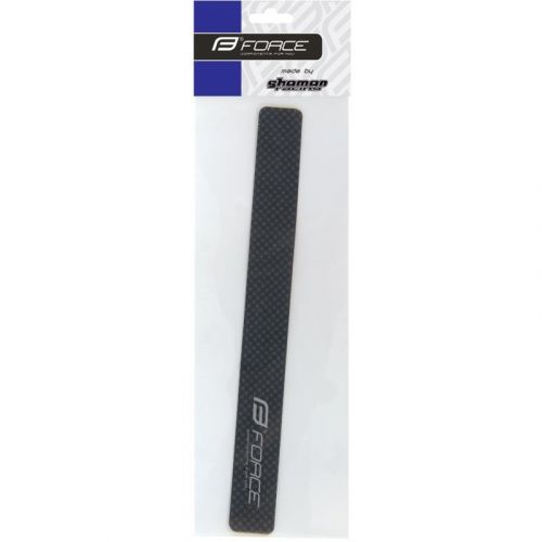 Nálepka Force pod řetěz střední rozměr, karbon 16315