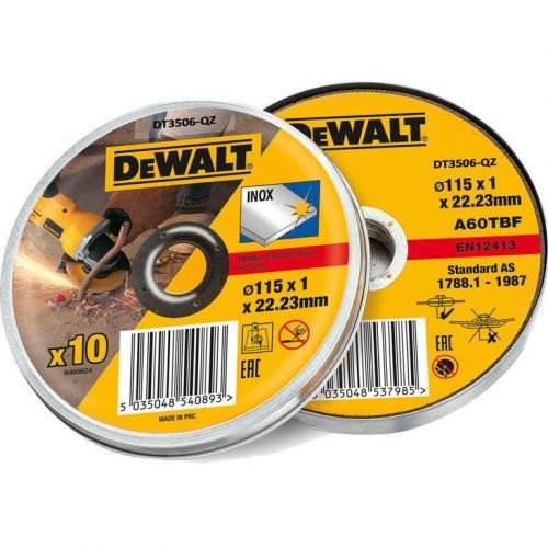 Řezný kotouč Dewalt DT3506 115 mm, 10 ks