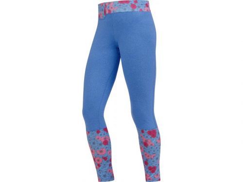 Dámské běžecké elastické kalhoty GORE Sunlight Lady Print Thermo - blizzard blue/white - velikost 36 (S)