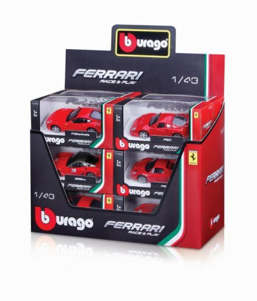 Bburago 1:43 Ferrari (2x12 DISPLAY) 24ks ASST