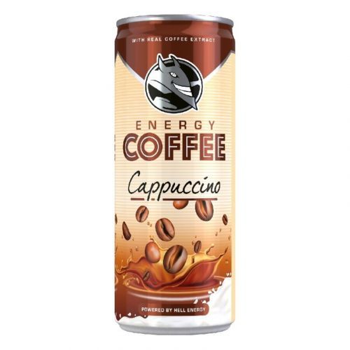 Energy Coffee Cappuccino 250 ml HELL® (Barva: Vícebarevná)