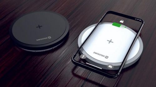 SWISSTEN Wireless nabíječka 15 W 22055504, černá