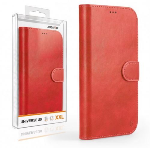 Flipové pouzdro ALIGATOR UNIVERSE 20, velikost XXL, červená