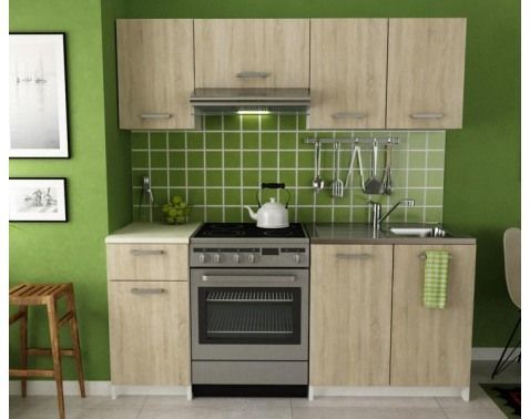 Kuchyňský blok Irma, bílá/dub sonoma