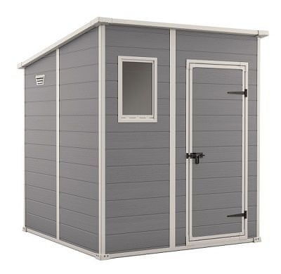 KETER MANOR PENT domek 200×185×185 cm, šedá