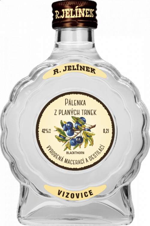 Pálenka z planých trnek 0,2 l Rudolf Jelínek