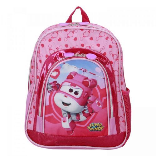 Dívčí školní batoh Super Wings, růžový