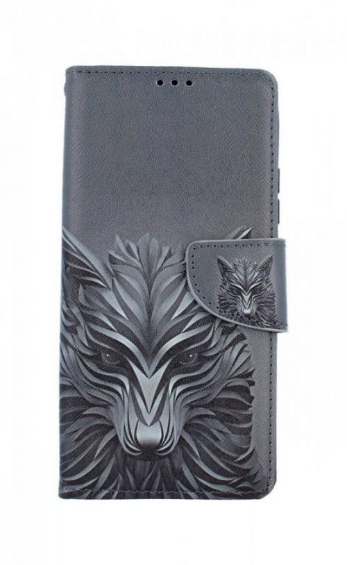 Pouzdro TopQ Samsung A42 knížkové Vlk 55573