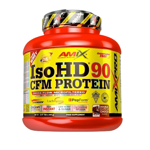 Amix IsoHD 90 CFM Protein, 1800g, Double Dutch Chocolate